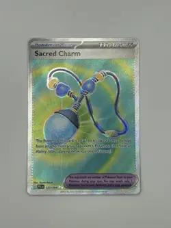 122/094 Sacred Charm : Rare Ultra Card : Phantasmal Flames : Pokemon TCG - Image 1