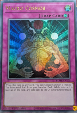Macro Cosmos BLMR-EN100 Ultra Rare 1st Edition YuGiOh TCG Card - Image 1