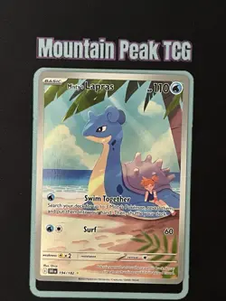 NM Misty's Lapras 194/182 Illustration Rare - Destined Rivals - Pokemon Card - Image 1