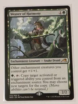 Weaver of Harmony - Kamigawa: Neon Dynasty (NEO) #213 - Rare NM - MTG - MAGIC - Image 1