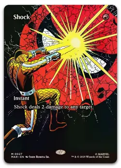 Shock (Borderless) #27 (Foil) (NM) MAR Magic MTG - Image 1