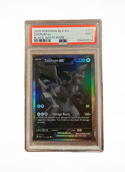 Pokemon Zekrom EX Black Bolt Card 172/086 PSA 9 - Image 1