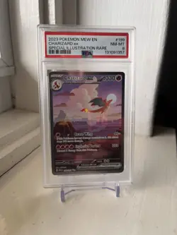 Pokemon TCG - S&V 151 - Charizard ex - 199/165 Holo - SIR - PSA 8 NM/MT - Image 1