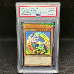 PSA10 Dark Magician Holo Ghost Rare 20AP-JP101 20th Yu-Gi-Oh Card Japanese - Image 1