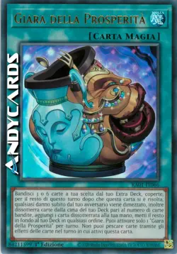GIARA DELLA PROSPERITA (Pot Of Prosperity) • Ultra R • RA01 IT066 • 1Ed Yugioh - Image 1