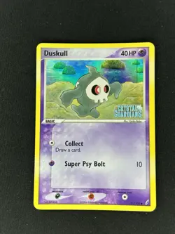 Pokemon Duskull 51/100 EX Crystal Guardians Stamped Holo Card English - Image 1