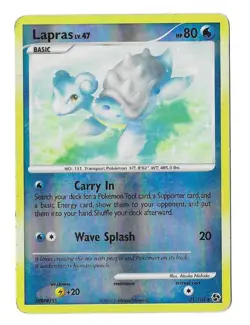 Lapras - 21/106 - Reverse Holo - Great Encounters - Pokemon Card - HP - Image 1