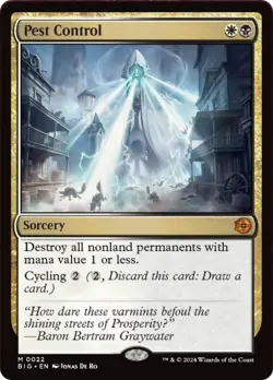 Pest Control [Outlaws of Thunder Junction: The Big Score] Foil Near Mint - Image 1