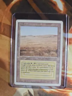 Magic the Gathering Savannah Dual Land, Revised Edition, Light Play English - Image 1
