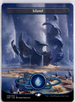 Island 236/244 Borderless Full Art Unfinity Magic The Gathering MTG TCG - Image 3