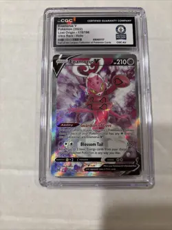 Guinness World Record Pokemon Enamorus V Ultra Rare Holo Card Lost Origin - Image 1