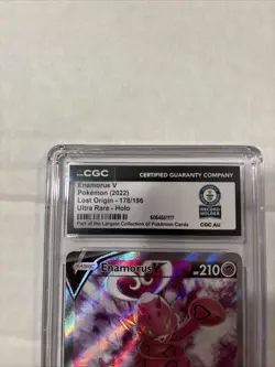 Guinness World Record Pokemon Enamorus V Ultra Rare Holo Card Lost Origin - Image 2