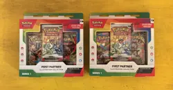 SEALED - Pokemon First Partner Illustration Collection Series 1 Box - LOT OF 2 - Image 1