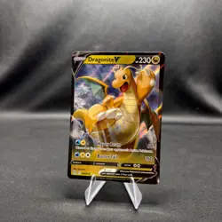 Pokemon TCG Dragonite V Pokemon Go 049/078 Holo Ultra Rare NM/M - Image 1