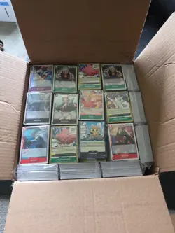4,800 One Piece TCG Cards - Common & Uncommon Bulk Lot NM - 60 Stacks of 80! - Image 1