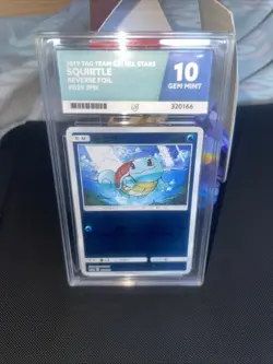 Squirtle 029/173 ACE 10 Gem Mint Reverse Foil Pokemon Tag Team GX All Stars JPN - Image 3