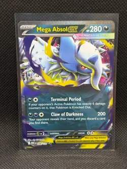 Pokemon TCG MEGA ABSOL EX 086/132 Mega Evolution Double Rare - Image 1