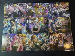 One Piece 9 Collectible Character Anime Waifu Cards CCG Magazine Bartender - Image 1