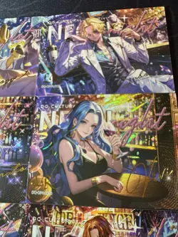 One Piece 9 Collectible Character Anime Waifu Cards CCG Magazine Bartender - Image 4