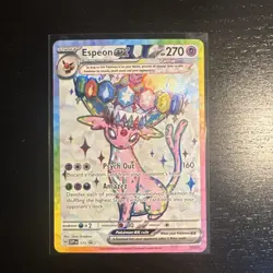 Pokemon Card Espeon ex SVP 175 Black Star Promo Prismatic Evolutions Near Mint - Image 1