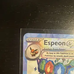 Pokemon Card Espeon ex SVP 175 Black Star Promo Prismatic Evolutions Near Mint - Image 2