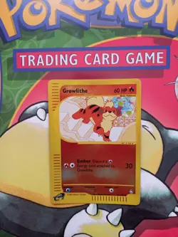 Growlithe 51/147 Reverse Holo Aquapolis Pokemon Card - Image 1
