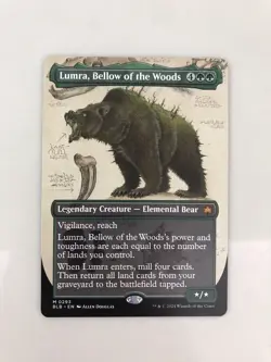 Lumra Bellow of the Woods Extended Borderless MTG Magic Card NM Near Mint BLB - Image 1