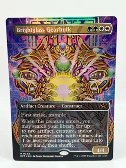 Brightglass Gearhulk (Borderless) #348 Foil Magic the Gathering Card - Image 1