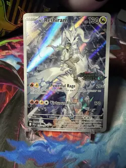 Pokemon TCG N's Reshiram Card 167/159 Stamped Illustration Rare Promo - Image 1