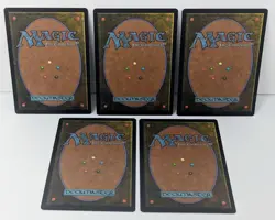 Island (C) X5 - MTG 5 Card Lot - 4th Edition Korean FBB - Signed By Mark Poole! - Image 3