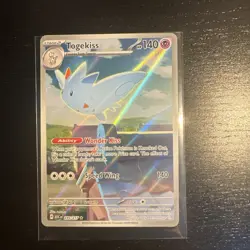 Togekiss 235/217 Pokemon TCG Card Ascended Heroes Illustration Rare IR NM - Image 1