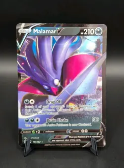 Pokemon Card - Malamar V 121/192 - Rebel Clash - Half Art - Image 1