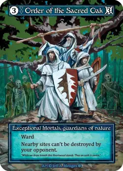 Sorcery: Contested Realm Order of the Sacred Oak Exceptional Foil NM (GT) - Image 1
