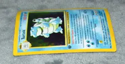 1999 Pokemon Base Set 1st Edition German Card Blastoise (Turtok) 2/102 Holo - Image 3