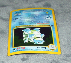 1999 Pokemon Base Set 1st Edition German Card Blastoise (Turtok) 2/102 Holo - Image 4
