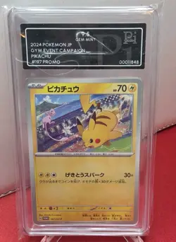 2024 Pokemon JP Gym Event Campaign Pikachu #197 Promo - Image 1