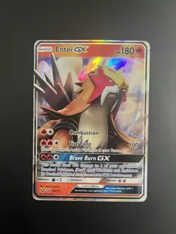 Entei GX 010A/073 Alternate Art Promo Holo 180HP English Pokemon TCG - Image 1