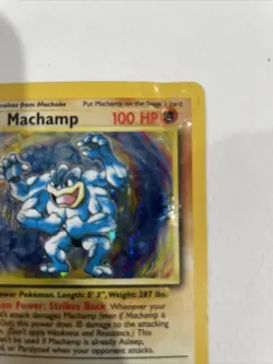 Pokemon TCG Machamp Base Set 8/102 Holo 1st Edition Holo Rare - Image 2