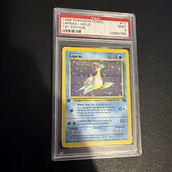 Pokemon TCG Lapras Fossil 10 Holo 1st Edition Holo Rare - Image 3