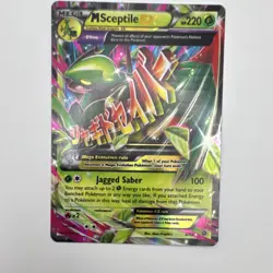 M Sceptile EX 8/98 XY Ancient Origins Mega Ultra Rare 220 HP Holo Pokemon TCG - Image 1