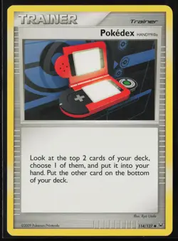 Pokemon Pokedex HANDY910is #114/127 Platinum Near Mint or Better - Image 1