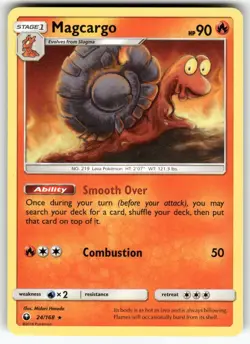 Magcargo SM - Celestial Storm Rare Pokemon Lightly played - Image 1