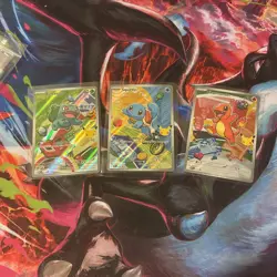 Pokemon TCG First Partner Illustration Collection Series 1 Kanto GEN 1 Starters - Image 1