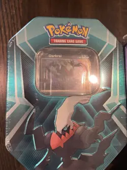 Pokemon Triple Whammy Tin 2024 6 Tins Darkrai Tyranitar Slaking Booster - Image 2
