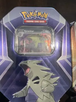 Pokemon Triple Whammy Tin 2024 6 Tins Darkrai Tyranitar Slaking Booster - Image 3