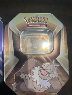 Pokemon Triple Whammy Tin 2024 6 Tins Darkrai Tyranitar Slaking Booster - Image 4