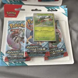 Pokemon Scarlet and Violet Journey Together 3 Pack Blister Factory Sealed💥 - Image 1