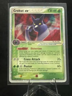 Pokemon 2005 Crobat EX Deoxys 96/107 Heavy Play 🔥🔥🔥 - Image 1