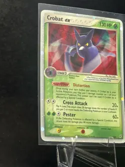Pokemon 2005 Crobat EX Deoxys 96/107 Heavy Play 🔥🔥🔥 - Image 3