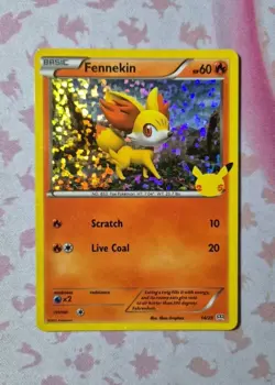 Pokemon Fennekin Holo Mcdonalds Promo 2021 - 14/25 Lp - Image 1